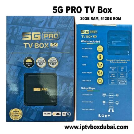 SG PRO Android TV Box 20GB RAM,512GB ROM