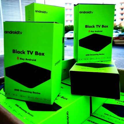 Android Black Tv Box Streaming Device