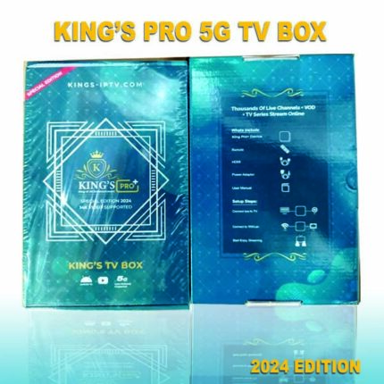 IPTV Kings Pro Plus IPTV Box 2024 Edition