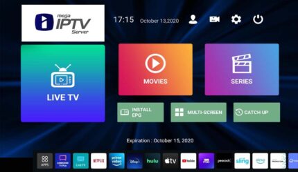 Mega OTT IPTV Subscription and Renewal