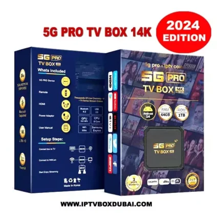 5G Pro IPTV Android Box 64GB Ram 1TB Rom